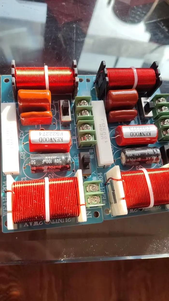 Diviseur audio HiFi 2 voies pour haut-parleur d'étagère, mise à niveau du système audio haute fidéli