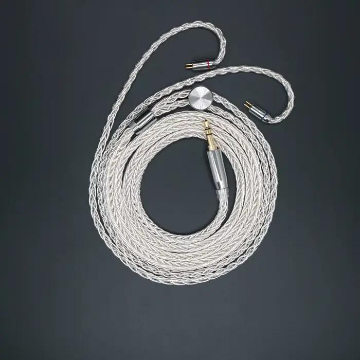 XINHS-Câble d'équilibre pour casque en argent pur haute pureté, câble de mise à niveau, HS58, 12 cœu