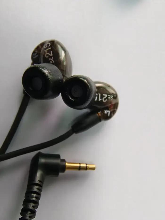 SE215 écouteurs Hi-fi stéréo suppression du bruit 3.5MM se 215 détachable filaire dans l'oreille éco
