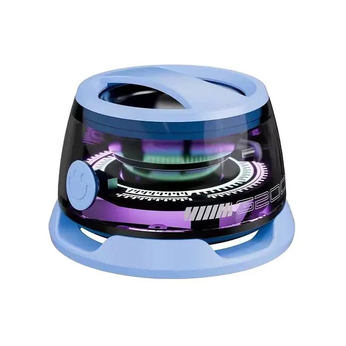 Haut-parleur Bluetooth magnétique d'extérieur, mini haut-parleur stéréo portable sans fil avec lumiè