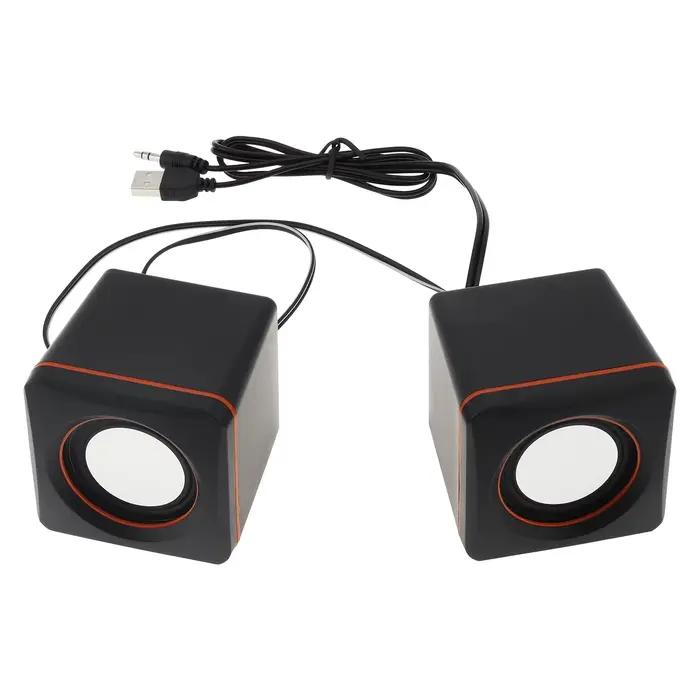 Petit haut-parleur d'ordinateur de bureau 2.0 pour ordinateur portable, Mini caisson de basses filai