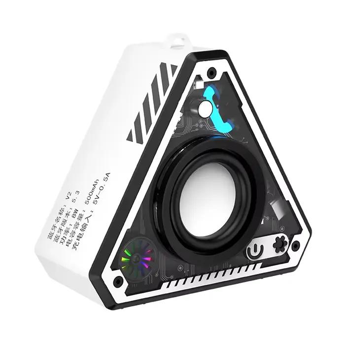 Haut-parleur Bluetooth portable TWS V2, mini haut-parleur sans fil portable, subwoofer de bureau, so