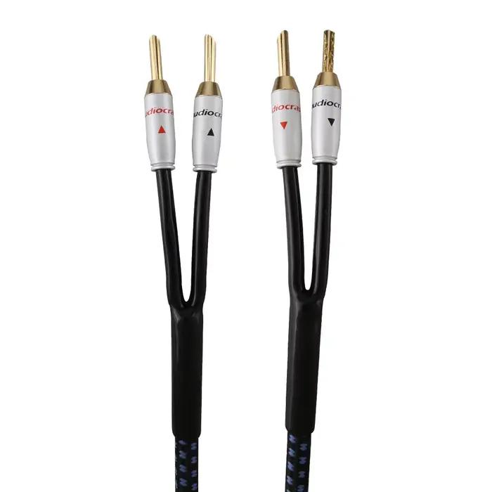 Audiocrast SP14 – câble de haut-parleur OCC plaqué argent, une paire, haut de gamme, audiophile, pri