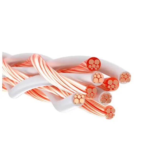 Câble haut-parleur haut de gamme 4TC, fil de haut-parleur audiophile en cuivre OCC pour médailles, h