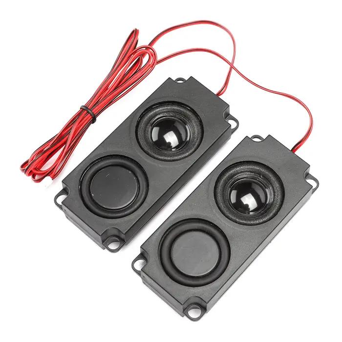 Cavité Audio de basse lourde Portable 8Ω 5W, double haut-parleur magnétique de 40mm pour moniteur de