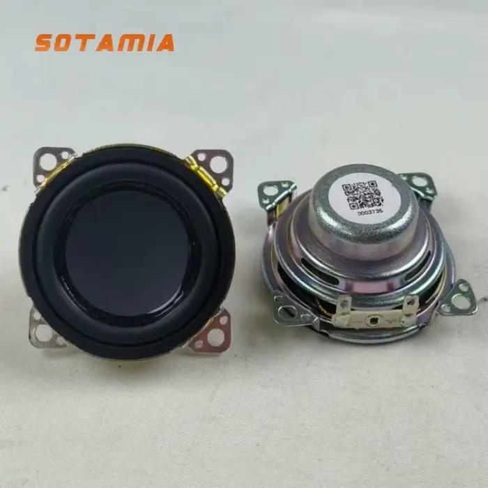 SOTAMIA 2 pièces 43.5mm Angle déformé gamme complète Audio Hifi haut-parleur 3 Ohm 5W double fort ma
