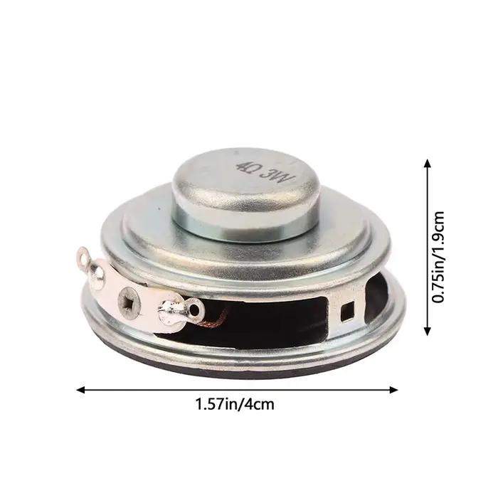 2 pièces 1.5 pouces 40MM Mini haut-parleurs portables 4ohm 3W pleine fréquence stéréo son Home ciném