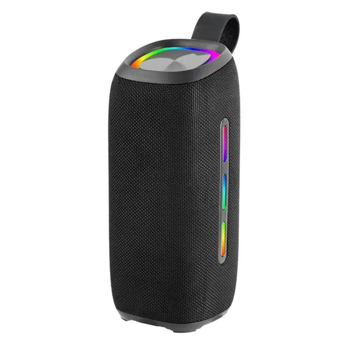 Ensemble de 2 enceintes Bluetooth étanches 30W avec lumière RGB et super basses pour fêtes en extéri