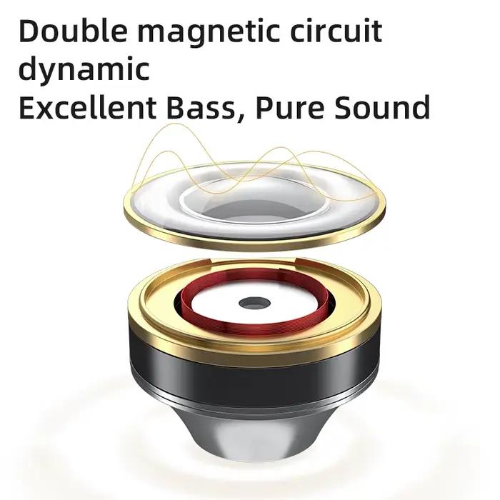 KZ-Écouteurs ZAS 7BA + 1esse Dynamic Hybrid Wired Médiateur phones, HiFi Bass, dehors Médiateur set,