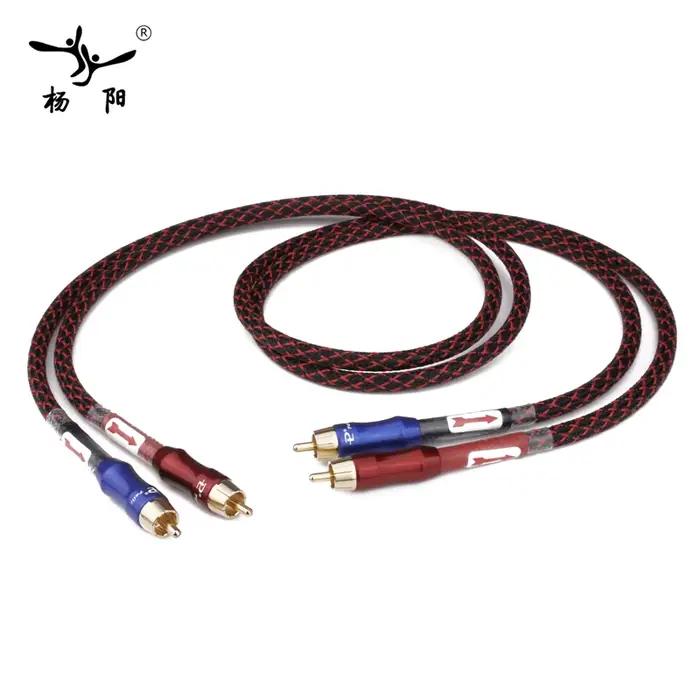 YYAUDIO – paire stéréo HIFI, câble RCA, Audio Hi-Fi Premium haute performance, câble d'interconnexio