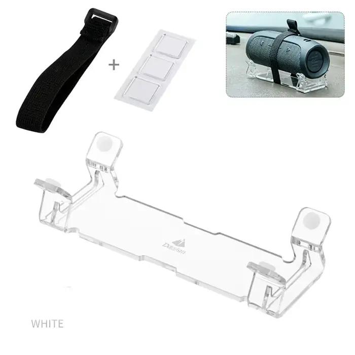 Support de haut-parleur en acrylique pour voiture, support de haut-parleur Bluetooth anti-ald lavabl