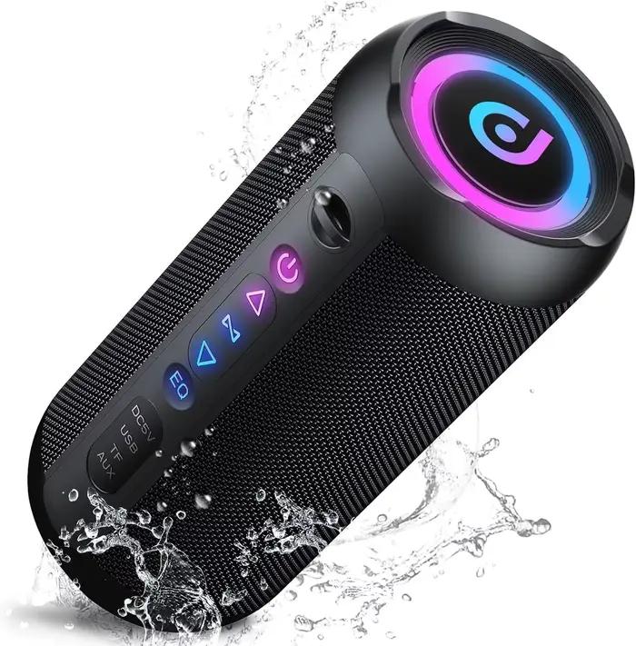Haut-parleur Bluetooth portable, haut-parleur Bluetooth 5.4, double haut-parleur 30 W, basses profon