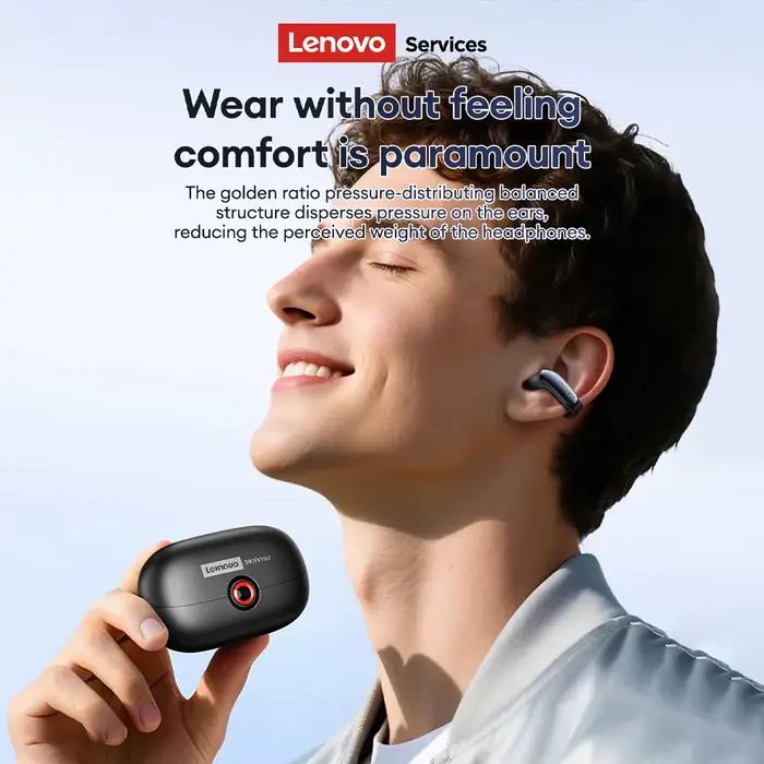 Lenovo LES-108 Conduction osseuse TWS oreille Clips écouteurs sans fil Bluetooth V6.0 écouteurs spor