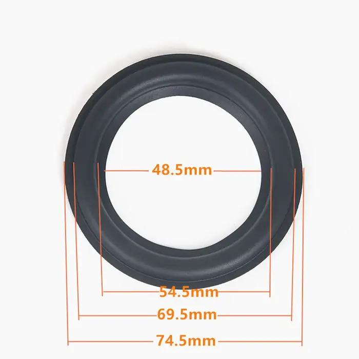 Anneau de bord pliant en caoutchouc pour haut-parleur audio, pièces de réparation, accessoires de su