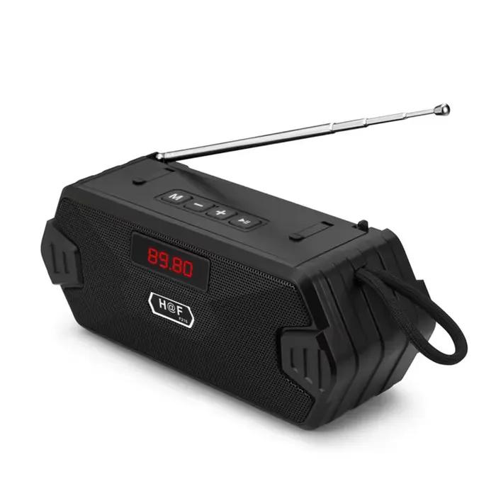 Haut-parleur sans fil Portable, compatible Bluetooth, USB d'extérieur, avec récepteur Radio FM, AUX 