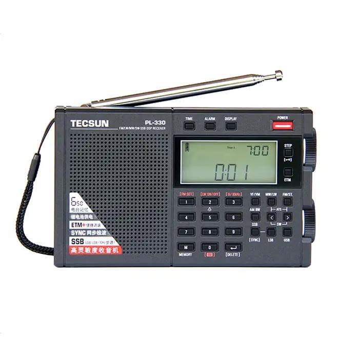 Tecsun PL-330 FM/MW/SW/LW SSB DSP Radio pleine bande récepteurs Radio portables multifonctionnels Ra