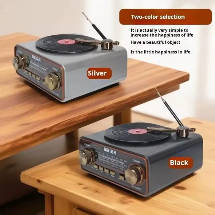 Haut-parleur Bluetooth sans fil stéréo en bois, HIFI, lecteur Mp3, récepteur Radio, Rechargeable, FM