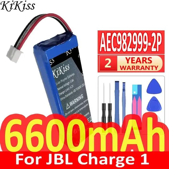 Batterie portable stable pour enceinte Bluetooth JBL Charge 1 AEC982999-2P Charge1 6600mAh
