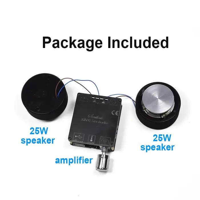 1 ensemble 50W 2.0 HIFI Vibration haut-parleur Portable stéréo Audio haut-parleur Bluetooth 5.0 clas