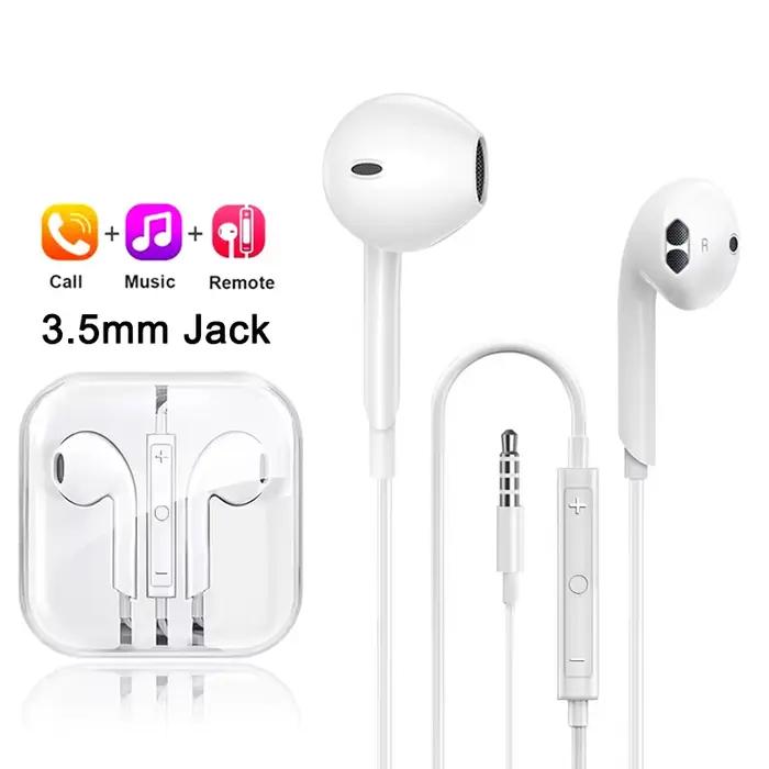 Écouteurs câblés originaux dans l'oreille pour Apple iPad iPhone 17 11 12 13 14 15 16 Pro Max TypeC 