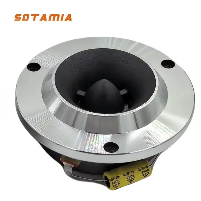 SOTAMIA 1 pièce Haut-parleur audio 300W 4 pouces avec tweeter à film titane et pavillon en aluminium