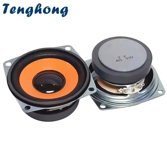 Haut-parleur à gamme complète audio, 2.5 pouces, 65mm, 4 Ohm, 5W, HIFI, basses moyennes, système son