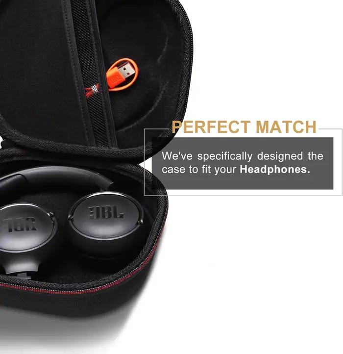 LTGEM EVA étui rigide pour casque JBL Tune 510BT/520BT/660NC/670NC/570BT/525BT/500BT/500/JBL Live 46