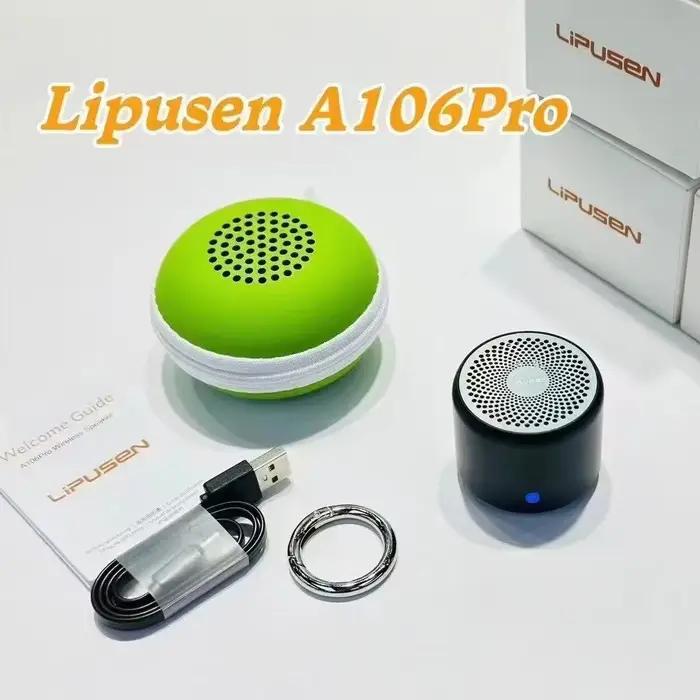 Lipusen A106 Pro Mini haut-parleur Bluetooth sans fil, haut-parleur étanche IPX7, haut-parleur Porta