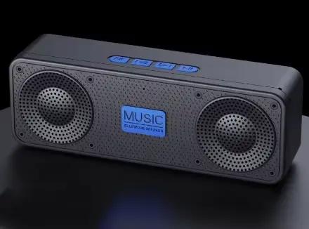 Haut-parleur Bluetooth sans fil S18, caisson de basses portable, son stéréo, radio FM, haut-parleur 