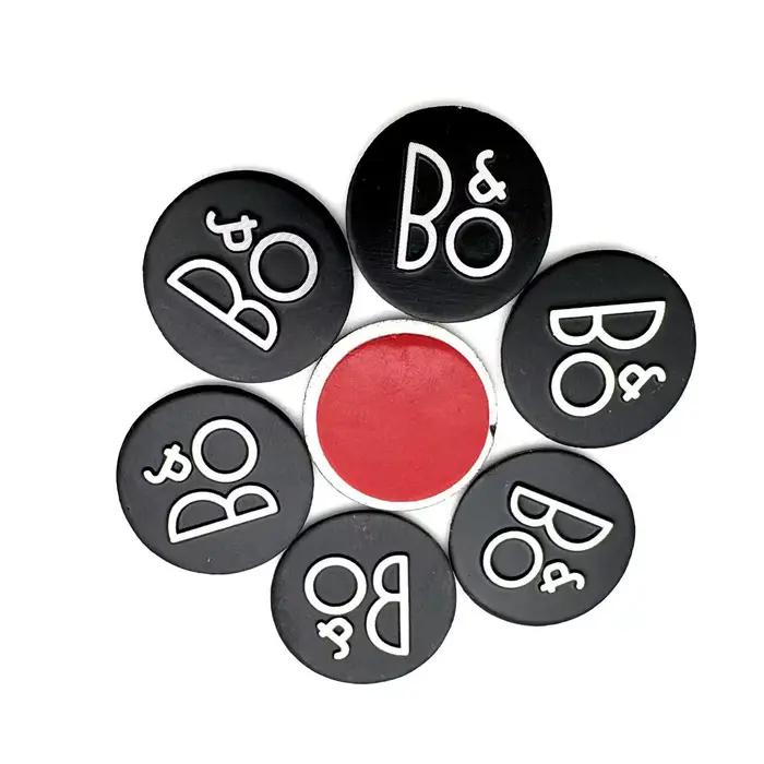 5 ou 10 autocollants emblèmes stéréo BANG&OLUFSEN B&O de haute qualité pour haut-parleurs audio de v