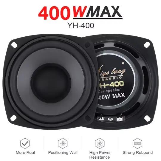1 paire 400/500/600W haut-parleurs de voiture 2 voies porte de véhicule caisson de basses voiture Au