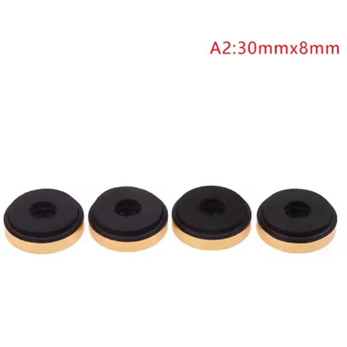 Pieds de support pour enceintes Hi-Fi, patins isolants en plastique, absorption des chocs, anti-choc