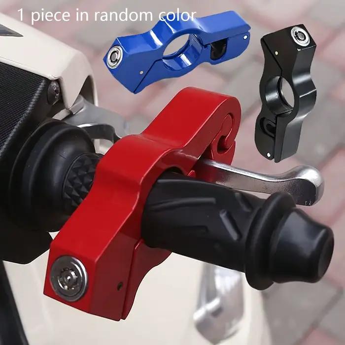 1 verrou de guidon antivol en alliage d'aluminium, adapté aux vélos électriques, motos et scooters