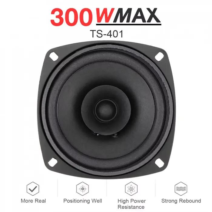 1 pièce 4 pouces 12V 300W haut-parleur Coaxial universel de voiture porte de véhicule Auto Audio mus
