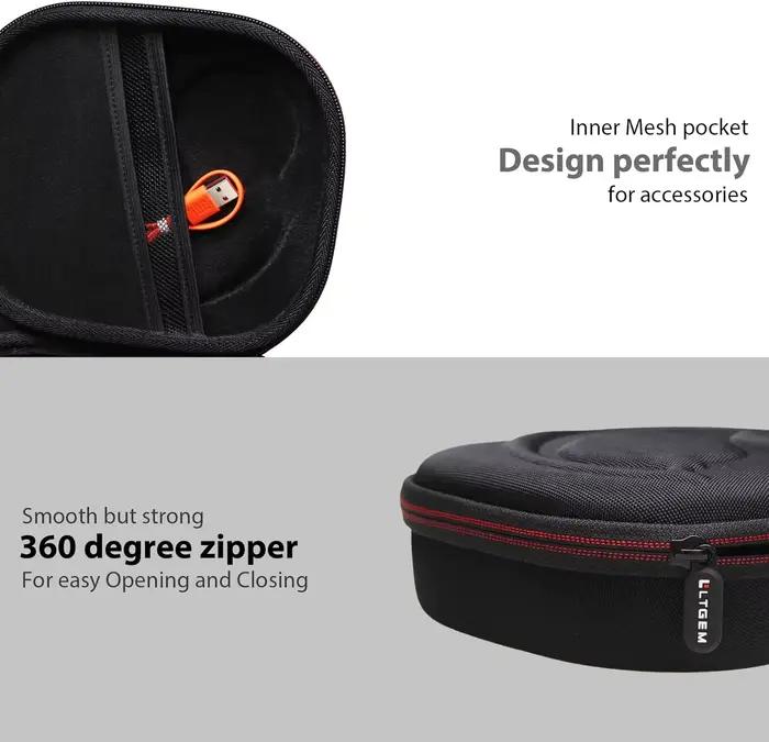 LTGEM EVA étui rigide pour casque JBL Tune 510BT/520BT/660NC/670NC/570BT/525BT/500BT/500/JBL Live 46