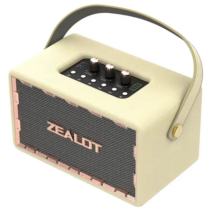 Zealot-MT01 Haut-parleur Bluetooth portable, haut-parleur sans fil avec son stéréo pour les voyages 