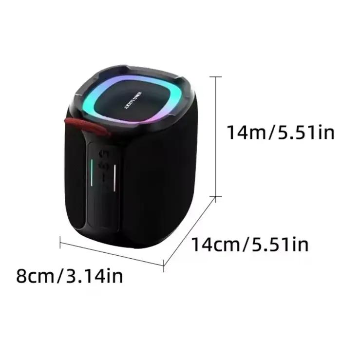 Caisson de basses étanche extérieur, barre de son de cinéma maison, haut-parleur Bluetooth, lumières