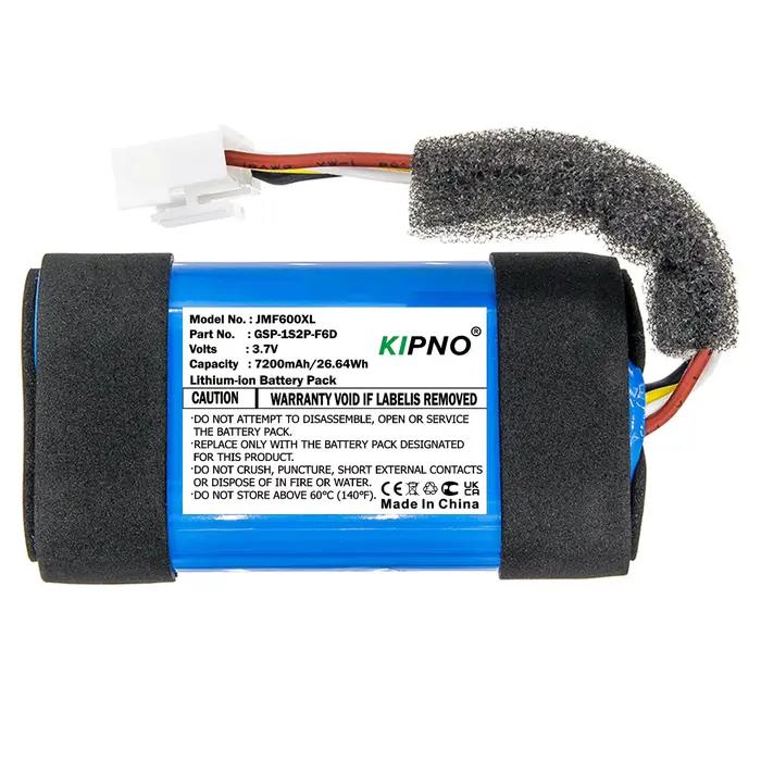 KIPNO 3.7V 7200mAh batterie de haut-parleur GSP-1S2P-F6D pour GSP-1S2P-F6D pour JBL Flip 6 JBLFLIP6B