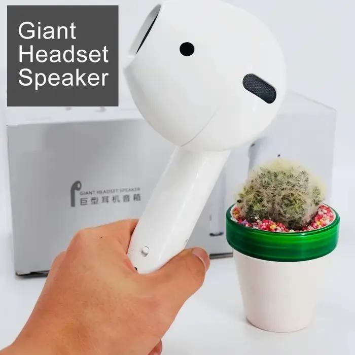 Haut-parleur Bluetooth sans fil, modèle AirPods, casque géant, Support de carte TF, nouveauté, cadea