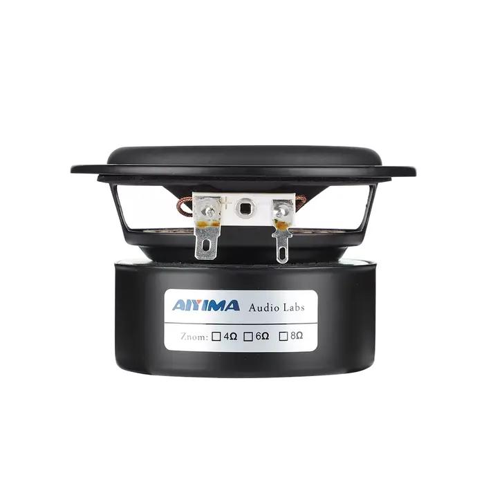 AIYIMA 3 pouces caisson de basses haut-parleur 4 8 Ohm 25W petit canon en acier Audio son haut-parle