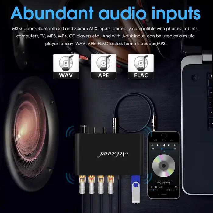 Nobsound-Mini amplificateur numérique Bluetooth 5.0, haut-parleur pour la maison, la voiture, la mar