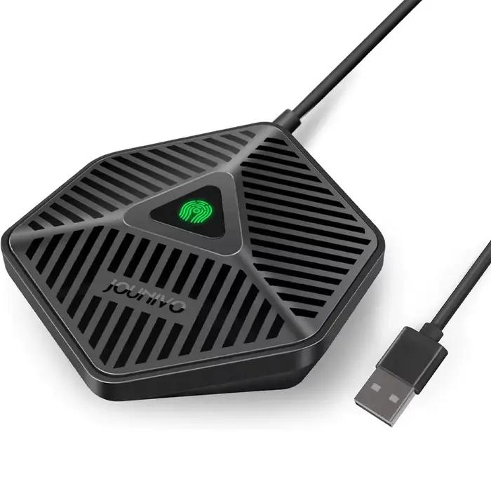 Microphone filaire avec haut-parleur USB pour conférence, avec touche tactile, omni, directionnel, h