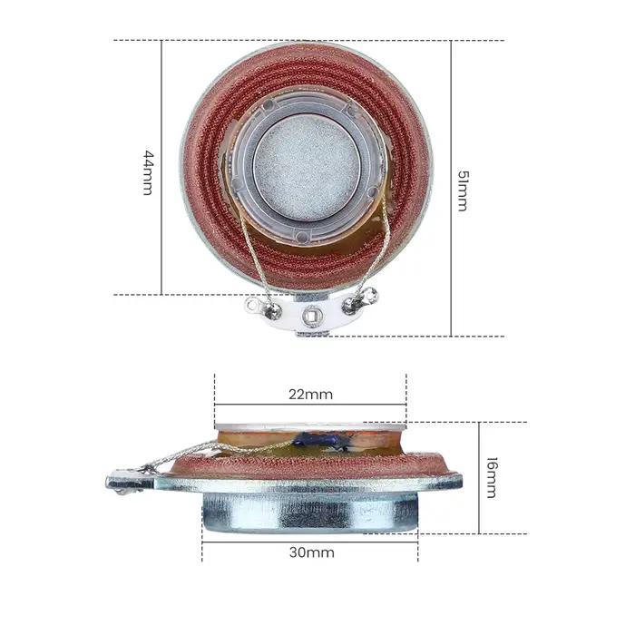 AIYIMA 2 pièces haut-parleurs Audio avion Vibration haut-parleur résonance Mini haut-parleur 44mm 15