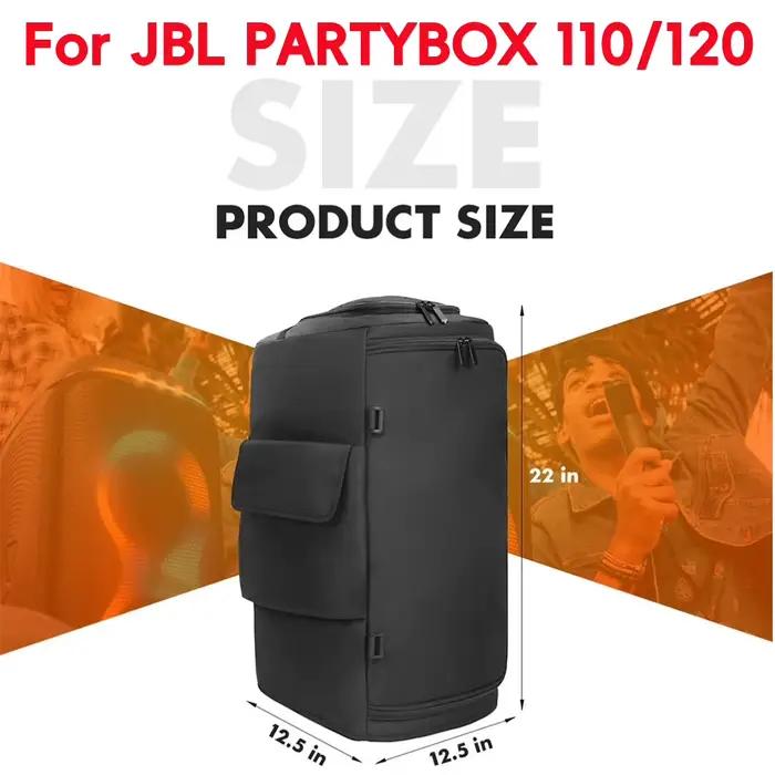 Sac de rangement pour haut-parleur JBL PARTYBOX 520, housse de transport pour haut-parleur Double fa