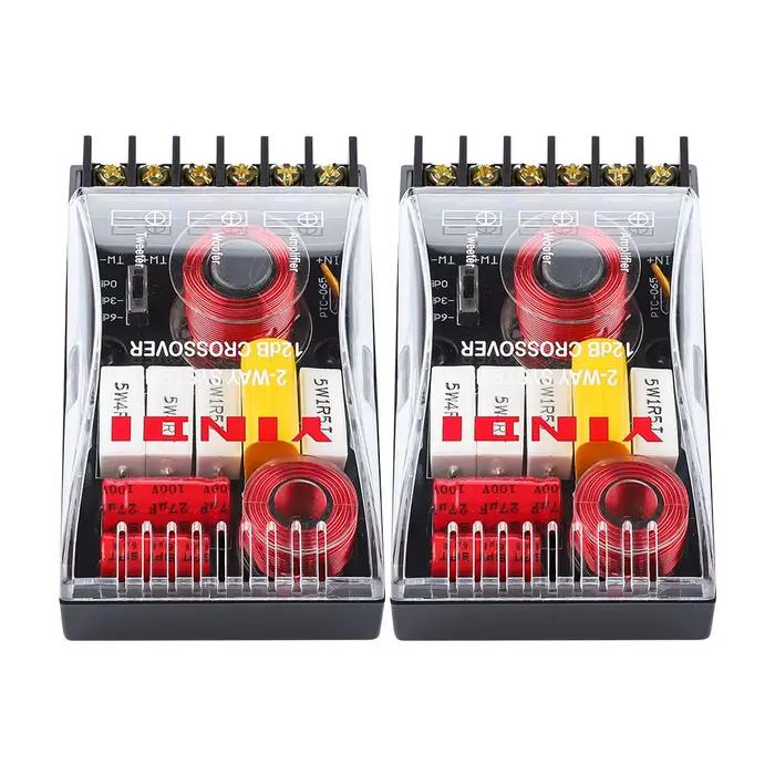 AIYIMA 2 PIÈCES 200W 2 Voies Audio Haut-Parleur De Voiture Crossover Aigus Basses Haut-Parleurs Indé