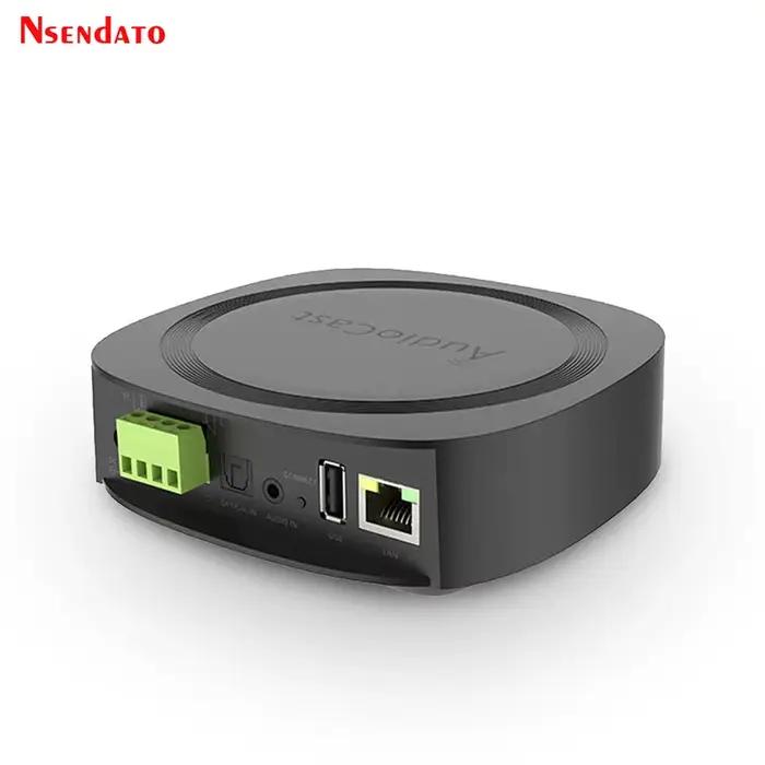 Amplificateur audio sans fil IEAST Audiocast AMP50 WiFi et BT V5.0, adaptateur récepteur audio multi