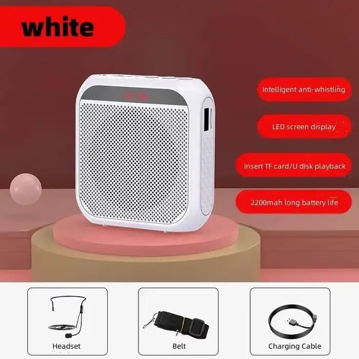 XIKCU amplificateur vocal Portable mégaphone Mini haut-parleur Audio avec Microphone haut-parleur ul