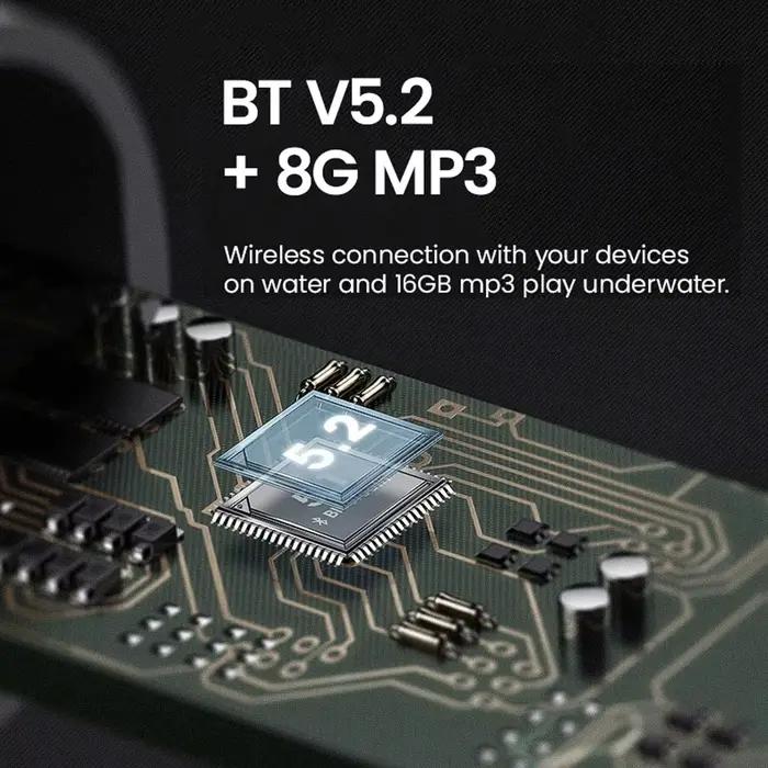 BoneX2-Écouteurs de sport sans fil BT 5.2, 8 Go de stockage, casque à conduction Sophia, étanche IP6