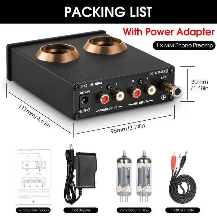 Douk Audio-Préamplificateur de bureau, T3 PRO Mini MM RIAA Phono Colorable, Amplificateur de niveau 