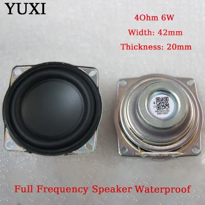 YUXI 1 pièce pour réparation de haut-parleur musical JBL GO 2, 1,5 pouce 42 mm 4 ohms 6W, bande comp